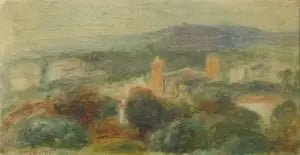 Paisaje, Saint-Paul de Vence - Pierre-Auguste Renoir