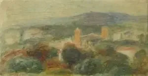 Paisaje, Saint-Paul de Vence - Pierre-Auguste Renoir