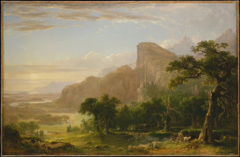 Paisaje — Escena de « Thanatopsis » - Asher Brown Durand