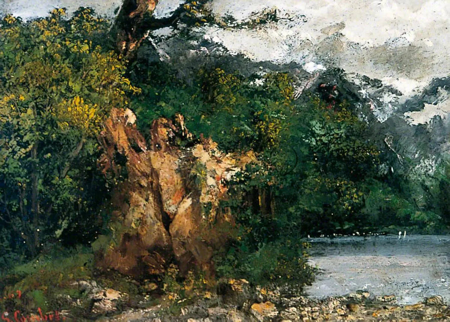Paisaje suizo - Gustave Courbet