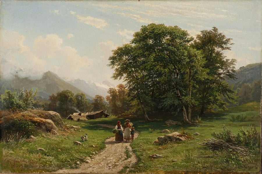 Paisaje suizo - Ivan Chichkine