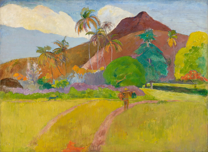 Paisaje tahitiano - Paul Gauguin