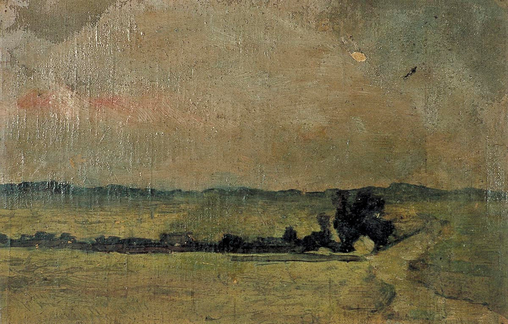 Paysage - Theo van Doesburg image 1 reproduction artisanale de tableau