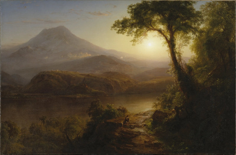 Paisaje tropical - Frederic Edwin Church