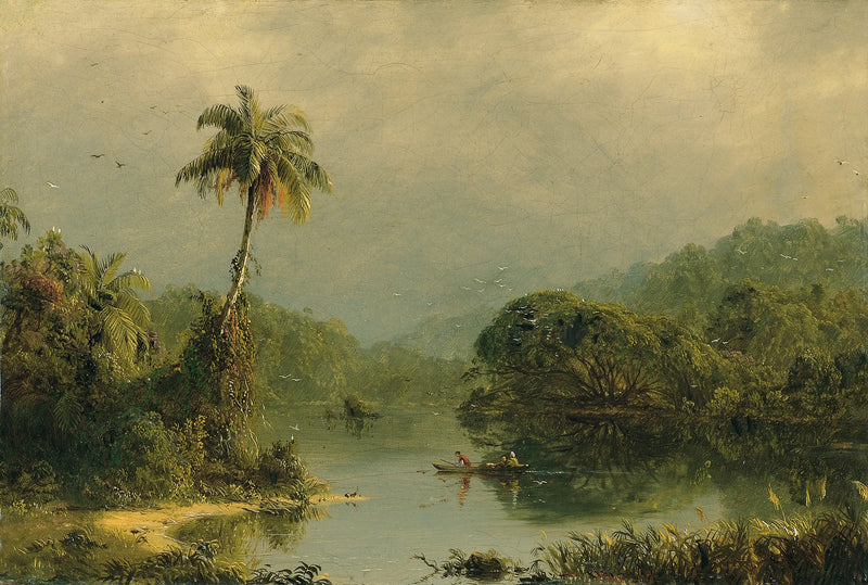 Paisaje tropical - Frederic Edwin Church