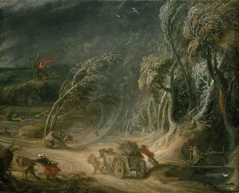Paisaje: Una tormenta - Peter Paul Rubens