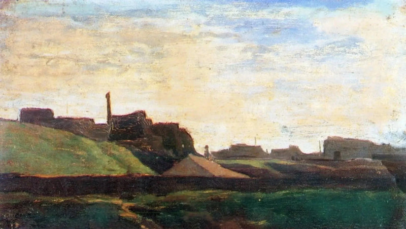 Paisaje de la fábrica W5 - Claude Monet
