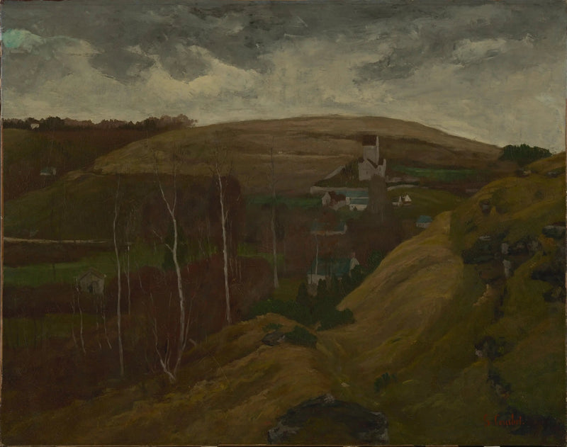 Paisaje ondulado - Gustave Courbet