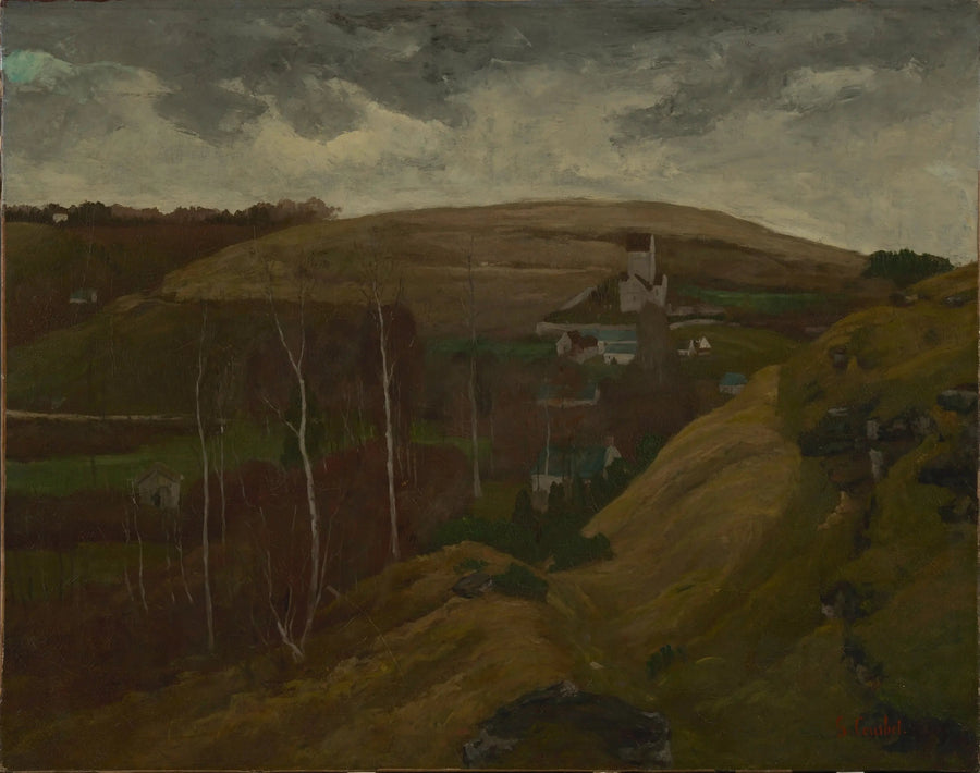 Paisaje ondulado - Gustave Courbet