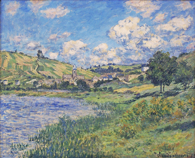 Paisaje. Vétheuil W526 - Claude Monet