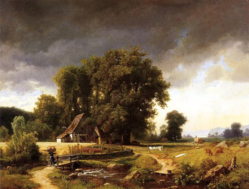 Paisaje westfaliano - Albert Bierstadt