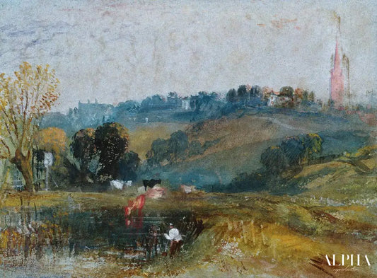 Paysages près de Petworth - William Turner - Reproductions de tableaux et peintures haut de gamme