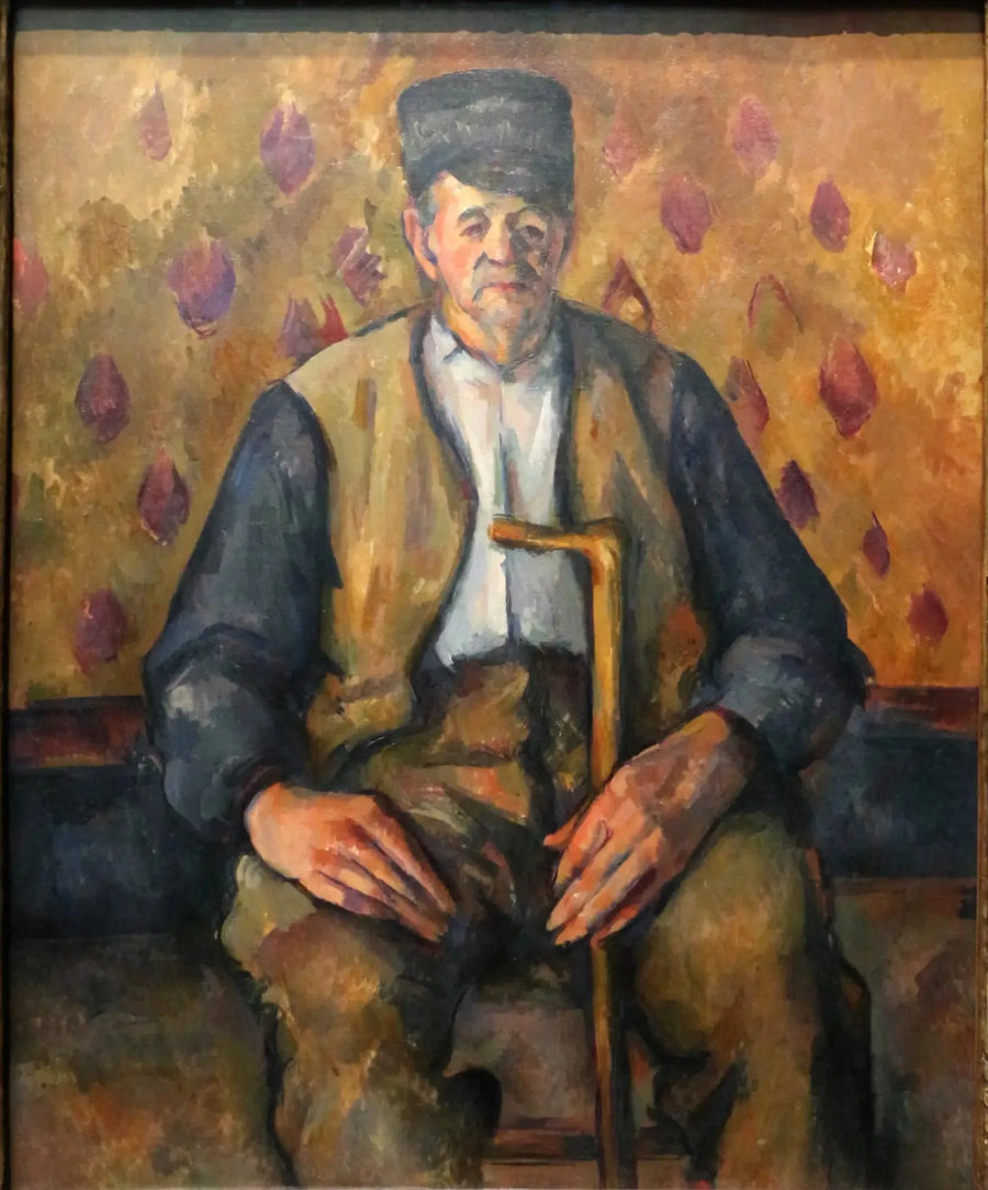 Campesino sentado - Paul Cézanne