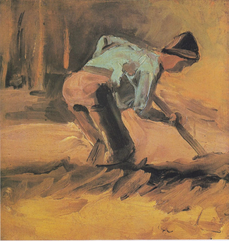 Campesino cavando - Vincent van Gogh