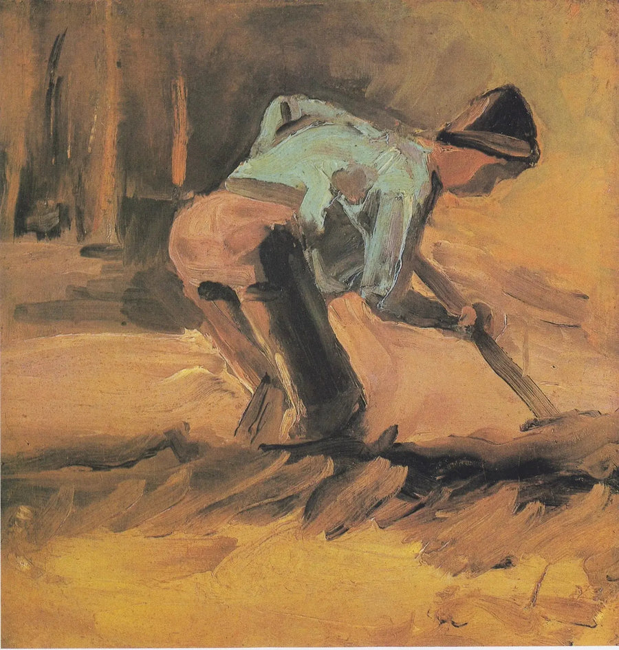 Campesino cavando - Vincent van Gogh