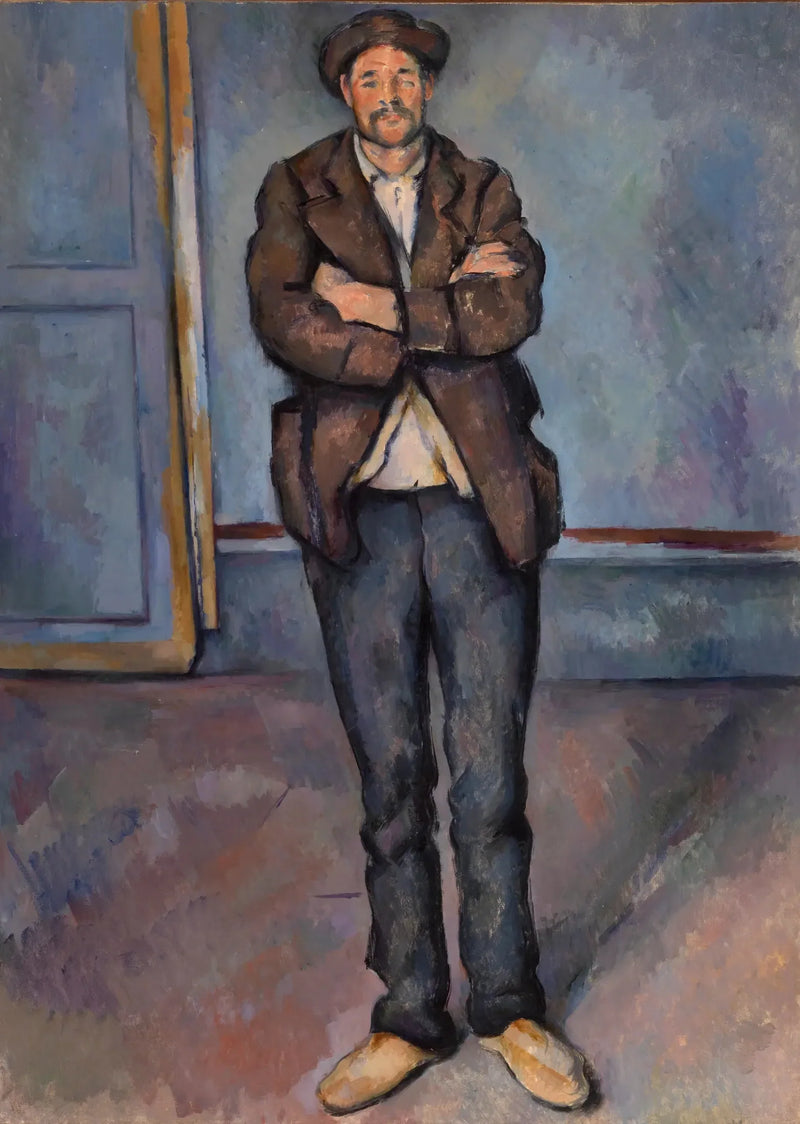 Campesino de pie, con los brazos cruzados - Paul Cézanne