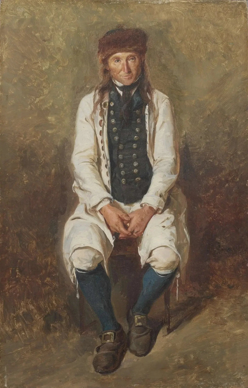 Paysan en traje de Hesse - Ludwig Knaus