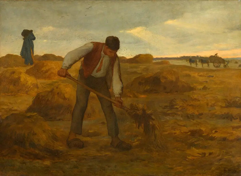 Paysan esparciendo abono - Jean-François Millet