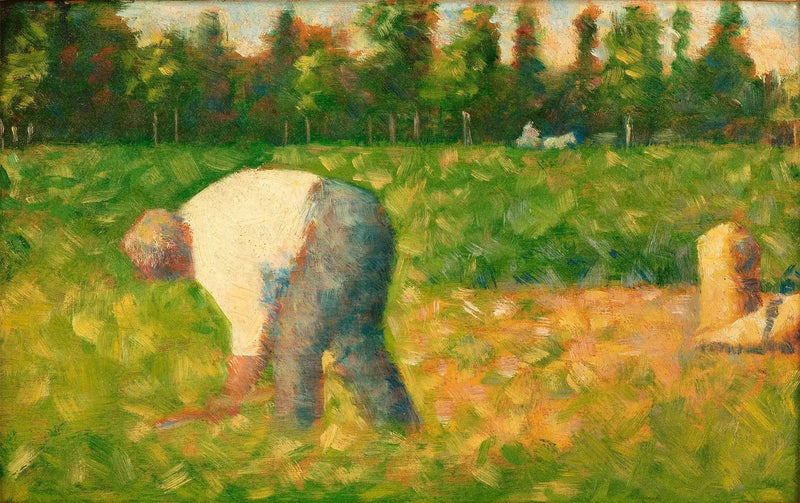 Campesino trabajando - Georges Seurat