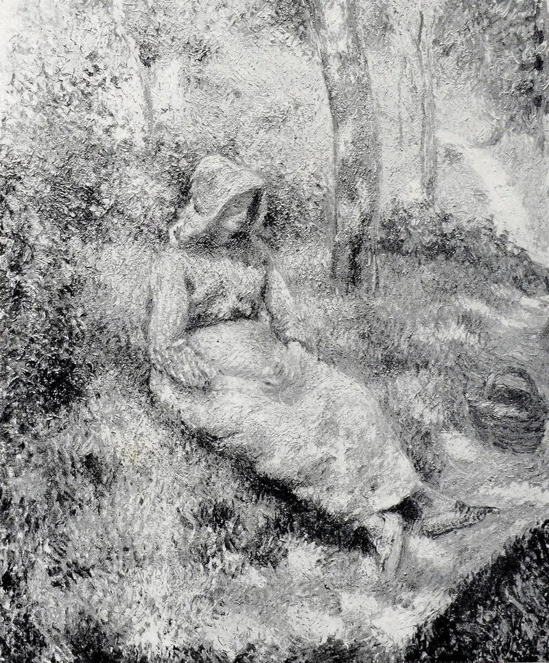 Campesina sentada - Camille Pissarro