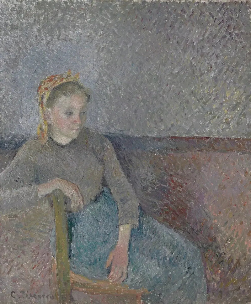Campesina sentada - Camille Pissarro