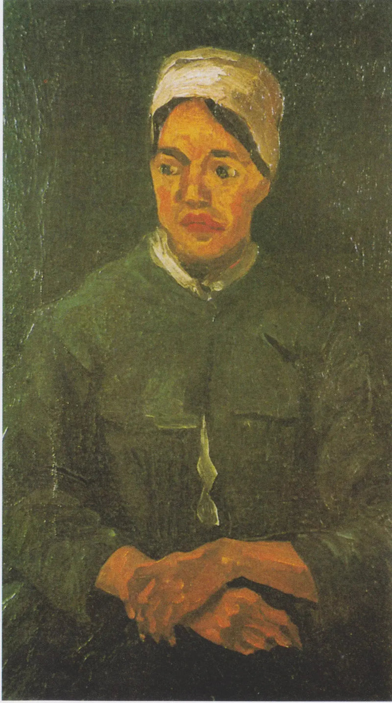 Campesina, sentada (media figura) - Vincent van Gogh