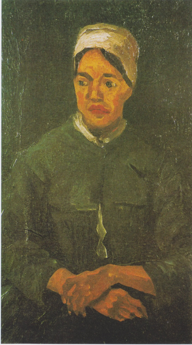 Campesina, sentada (media figura) - Vincent van Gogh