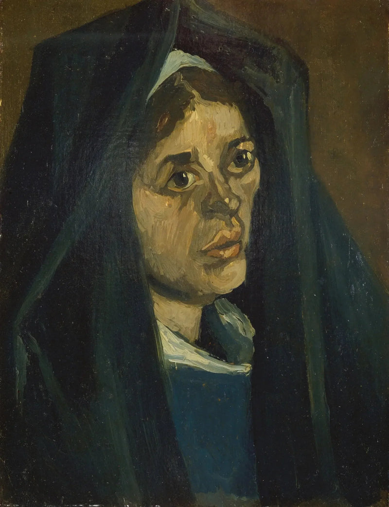 Campesina con chal verde - Vincent van Gogh