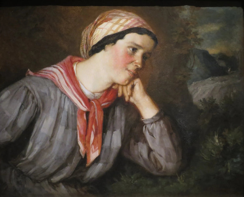 Campesina con madras - Gustave Courbet