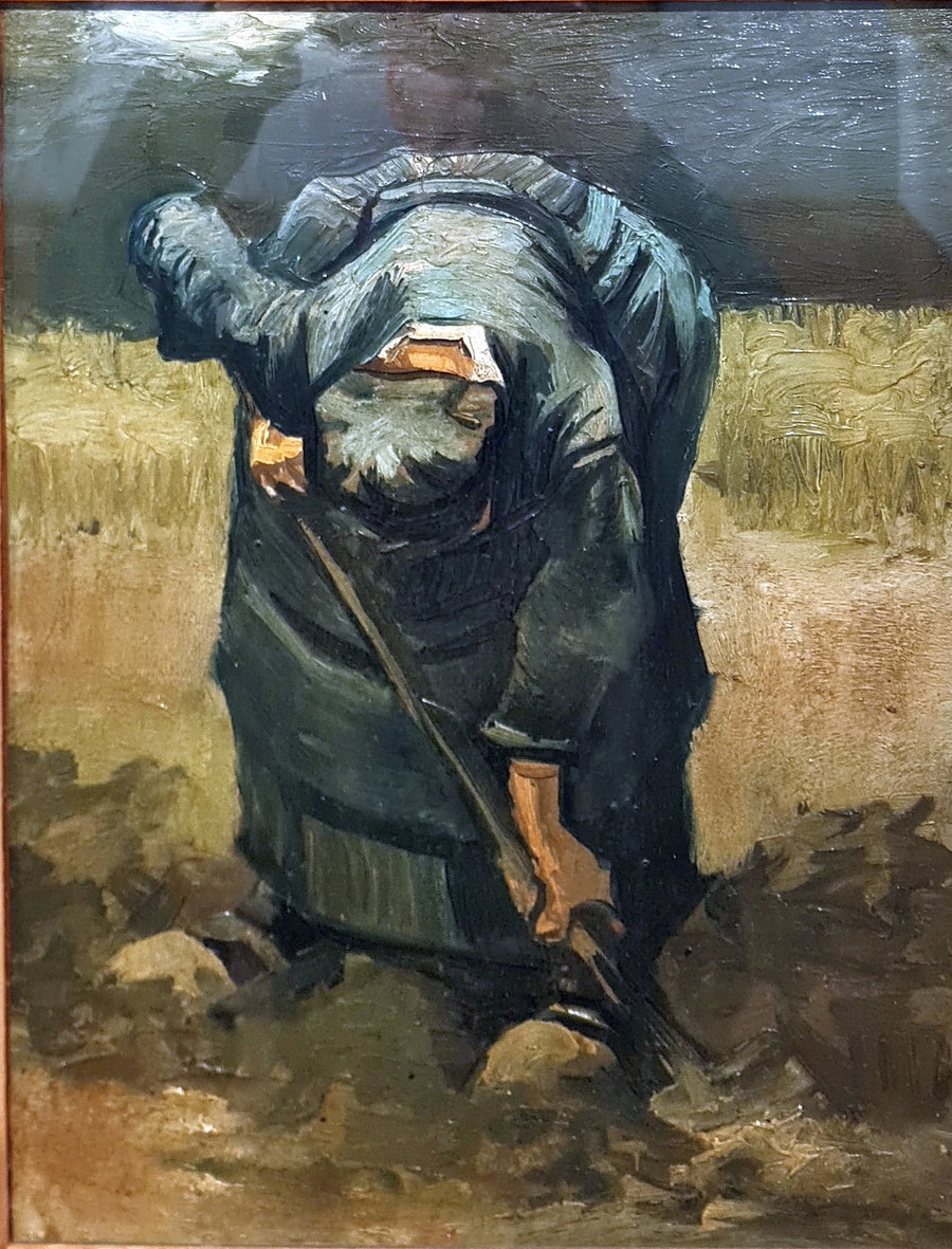 Campesina cavando - Vincent van Gogh