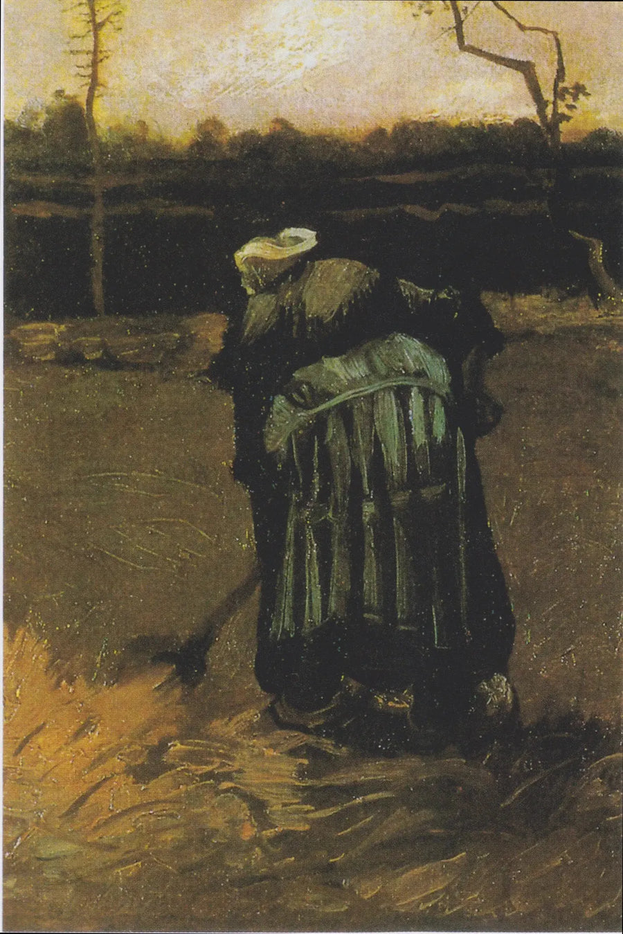 Campesina cavando - Vincent van Gogh