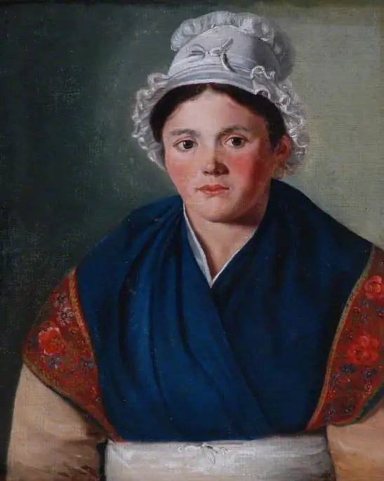 Paysanne de Borgoña - Jean-François Millet