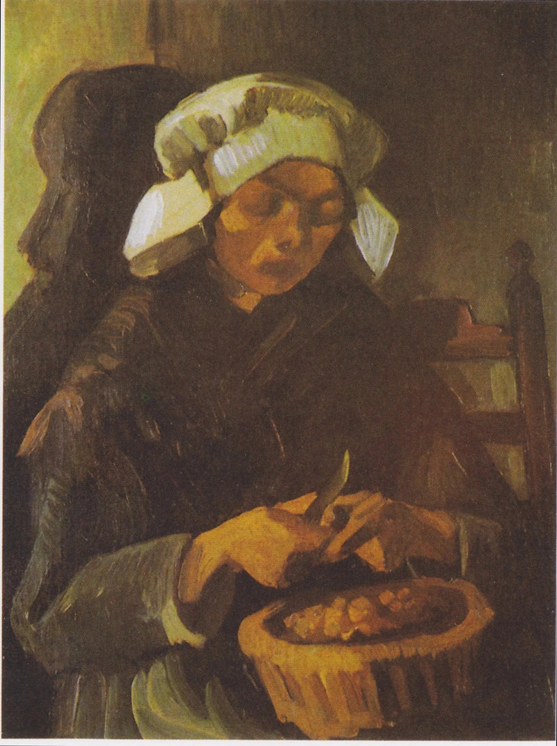Campesina pelando patatas - Vincent van Gogh