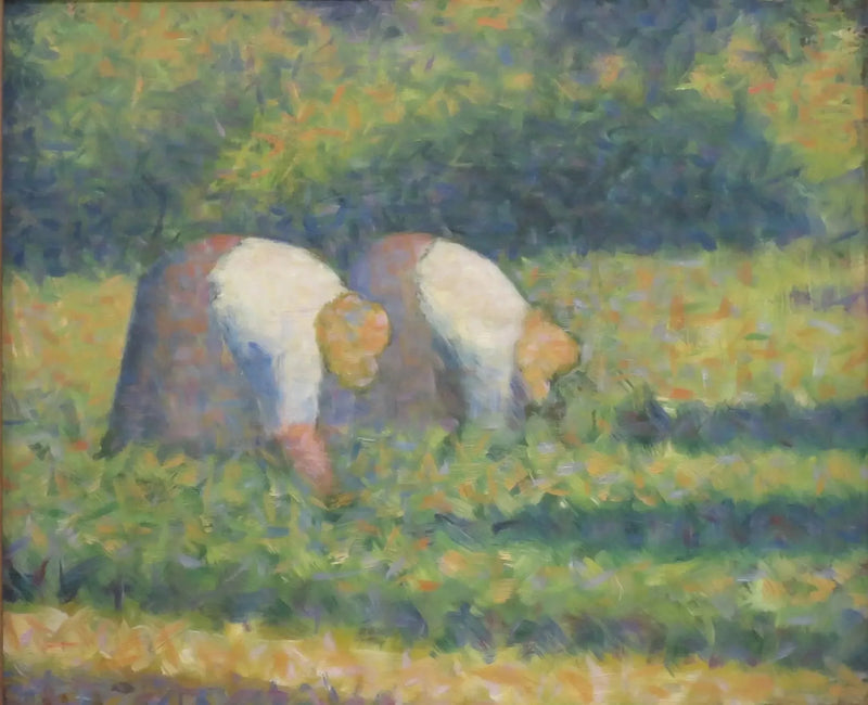 Campesinas en el trabajo - Georges Seurat