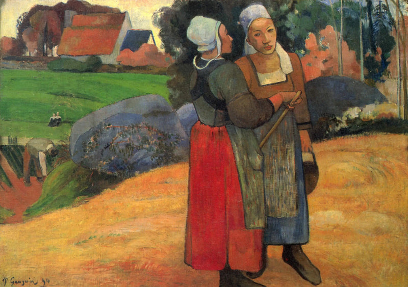 Campesinas bretonas - Paul Gauguin