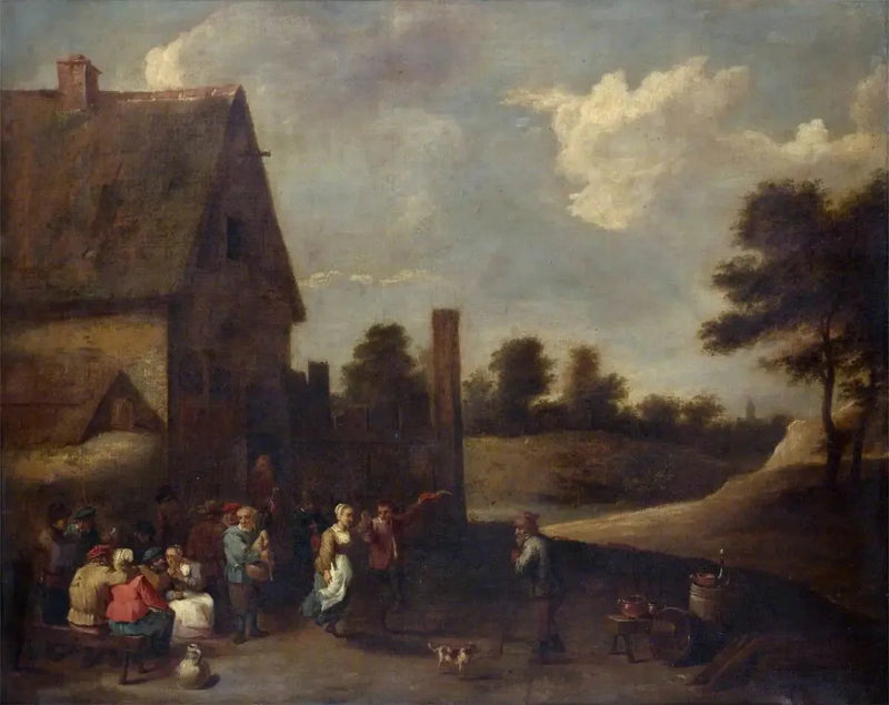 Campesinos en fiesta - David Teniers el Joven