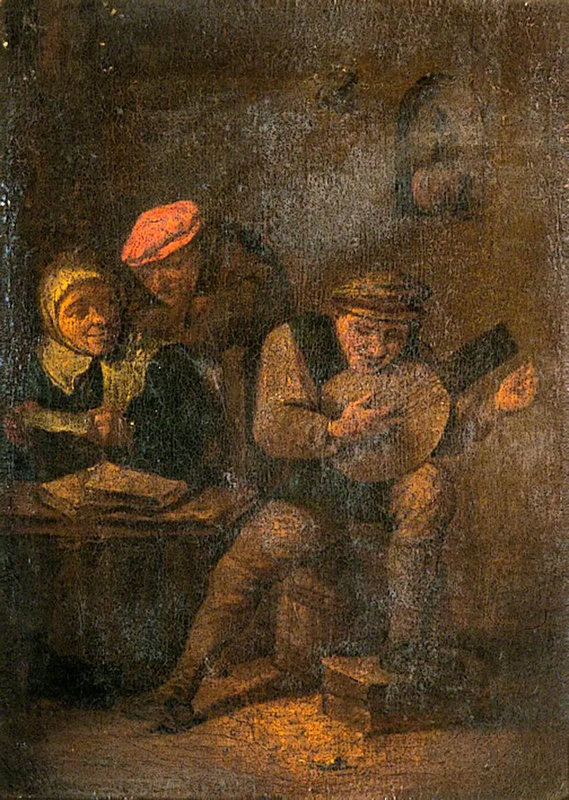 Campesinos holandeses - David Teniers el Joven