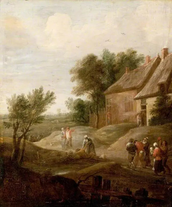 Campesinos borrachos regresando a casa - David Teniers el Joven
