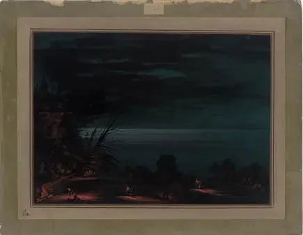 Pesca con arpón de salmón - Ottawa - George Catlin
