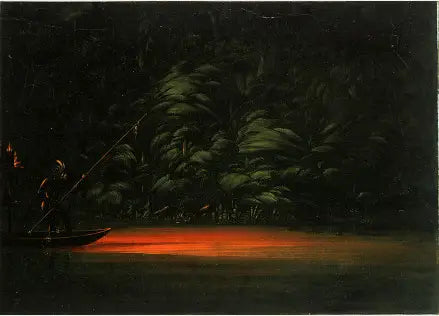Pêche aux flambeaux sur l’Amazone - George Catlin - Alpha Reproduction