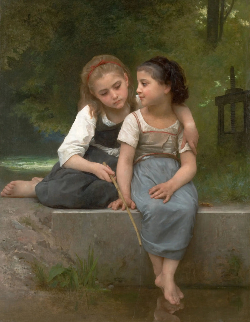 Pesca de ranas - Bouguereau