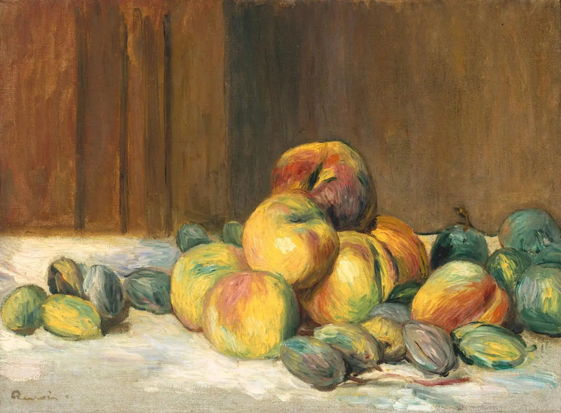 Duraznos y almendras - Pierre-Auguste Renoir