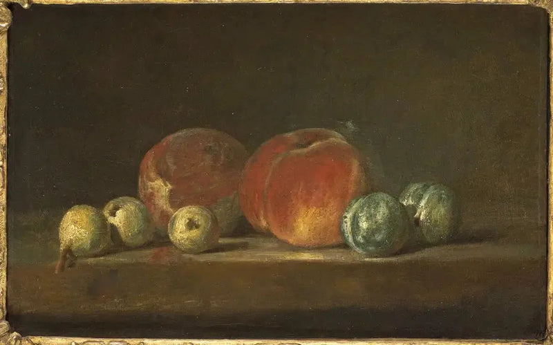 Duraznos y Ciruelas - Jean Simeón Chardin