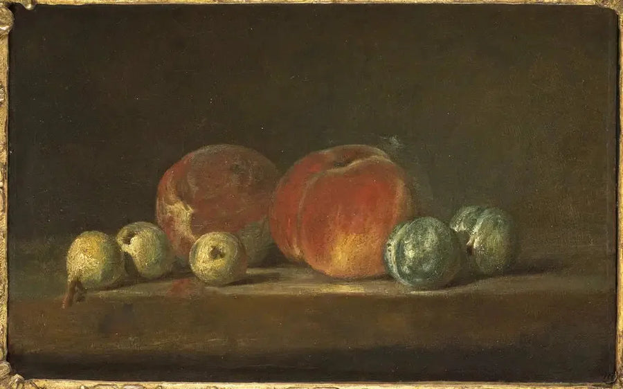 Duraznos y Ciruelas - Jean Simeón Chardin