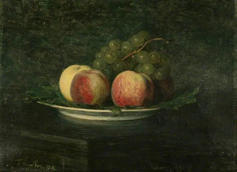 Duraznos y uvas - Henri Fantin-Latour