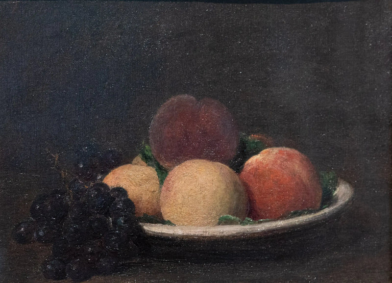 Duraznos y uvas negras - Henri Fantin-Latour
