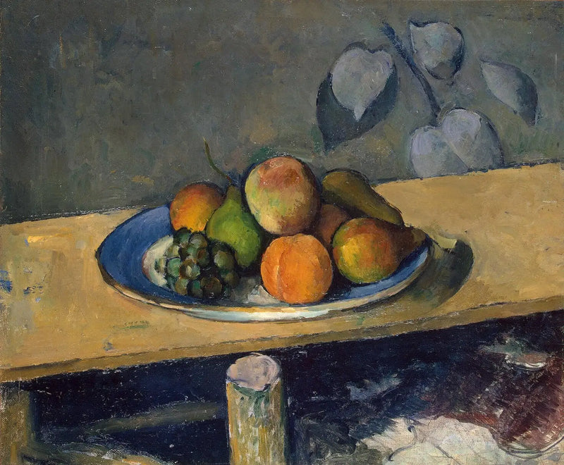 Duraznos, peras y uvas - Paul Cézanne
