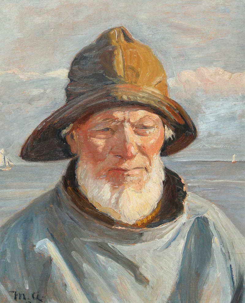 Pescador en la playa de Skagen. -Michael Peter Ancher