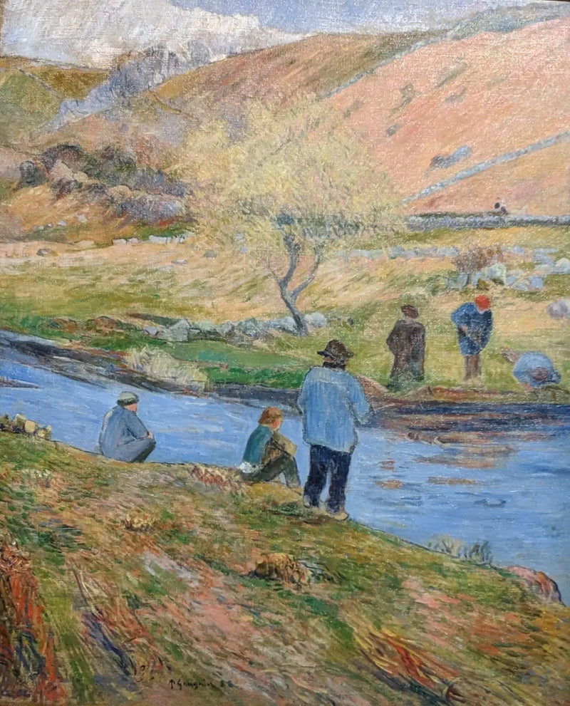 Pescadores bretones - Paul Gauguin