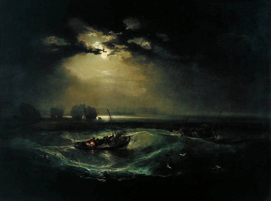 Pescadores en el mar - J. M. W. Turner